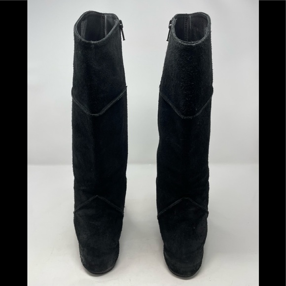 Vera Wang Oiled Suede Spat Tall Boots🖤 - Picture 4 of 14